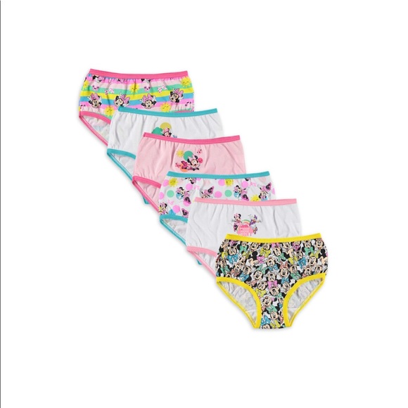 Girls Minnie Mouse Panties (pack of 5)